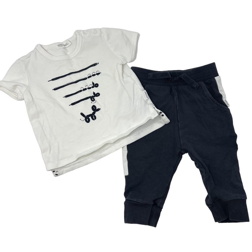 Miles The Label Balloon Dog Shirt and Pants Kids Set